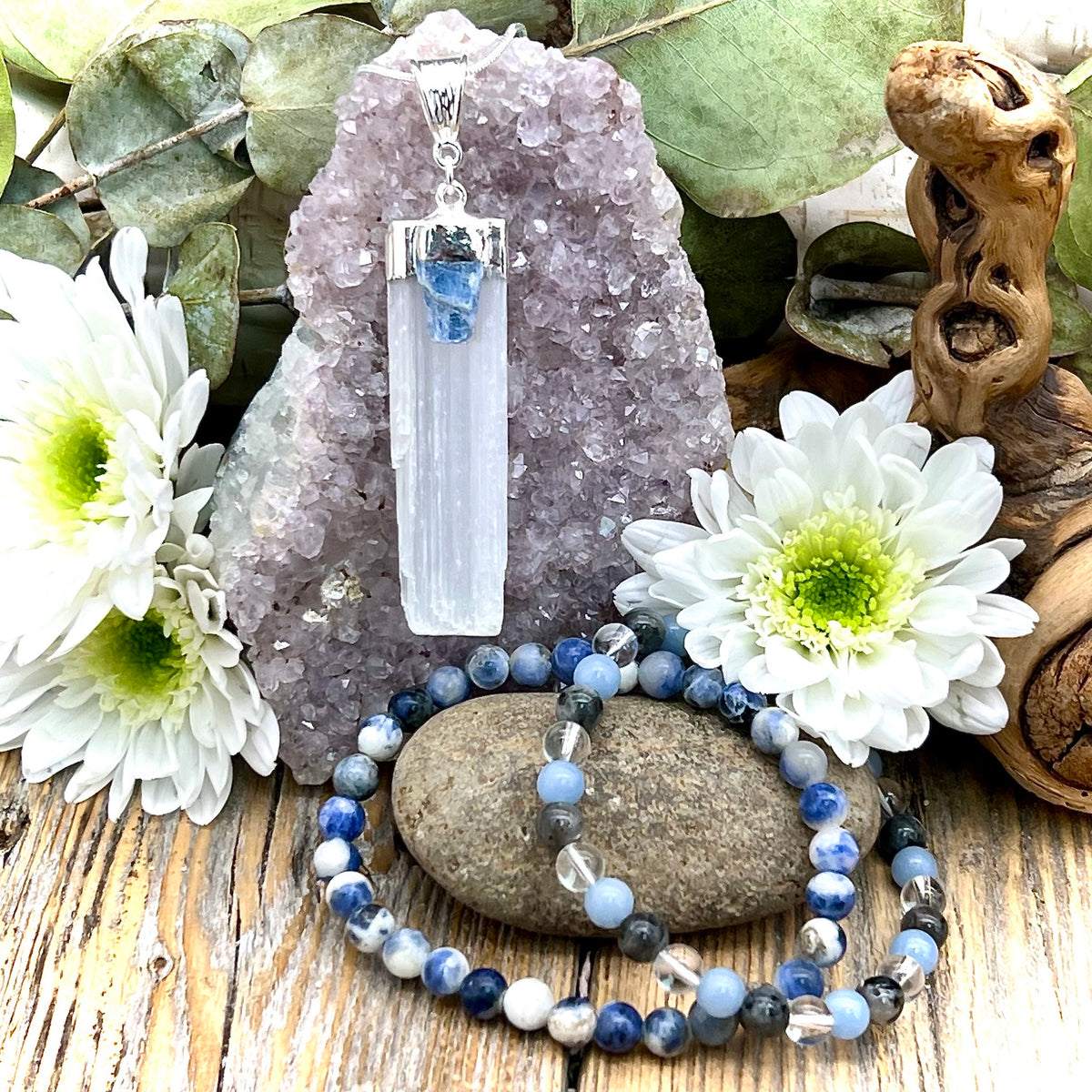 Selenite Kyanite Crystal Dreams Bundle