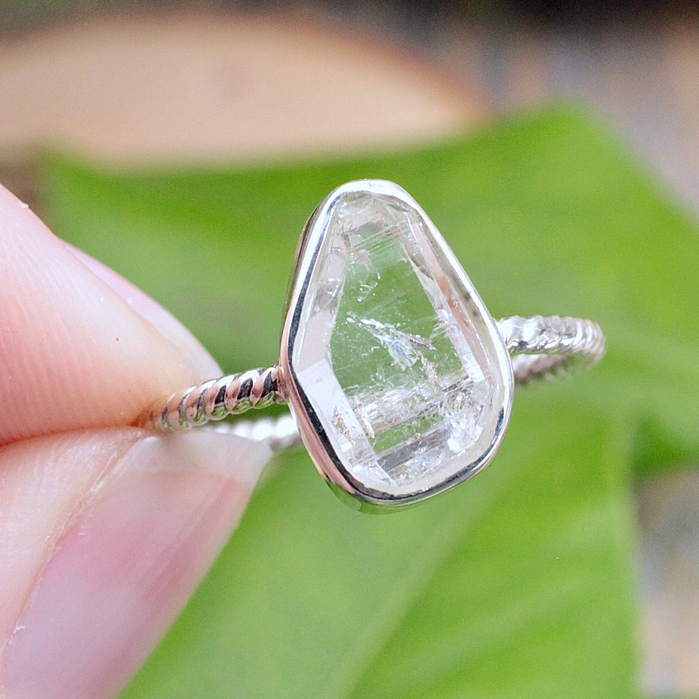 Herkimer Diamond Ring