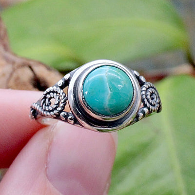 Turquoise Round Ring