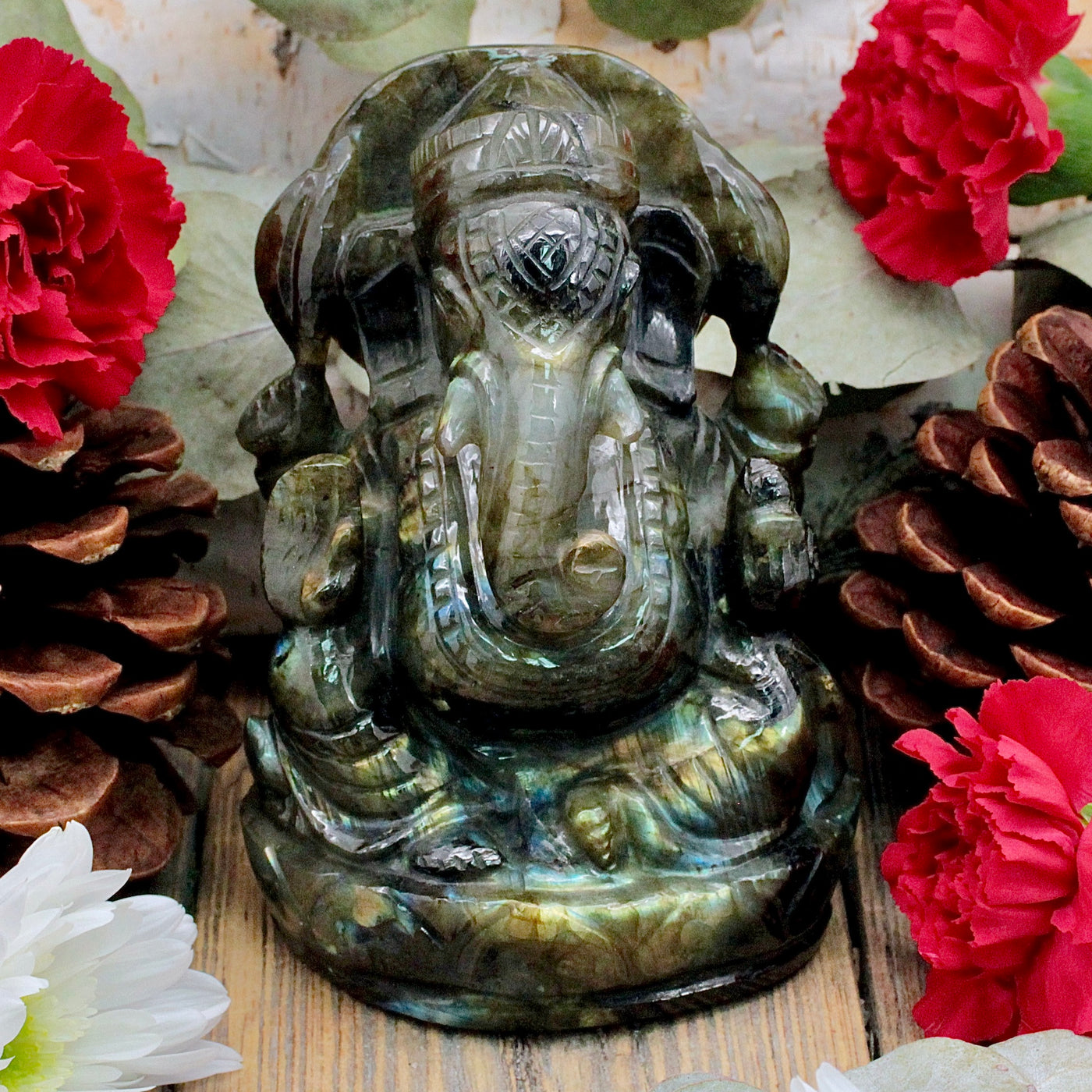 Labradorite Ganesha
