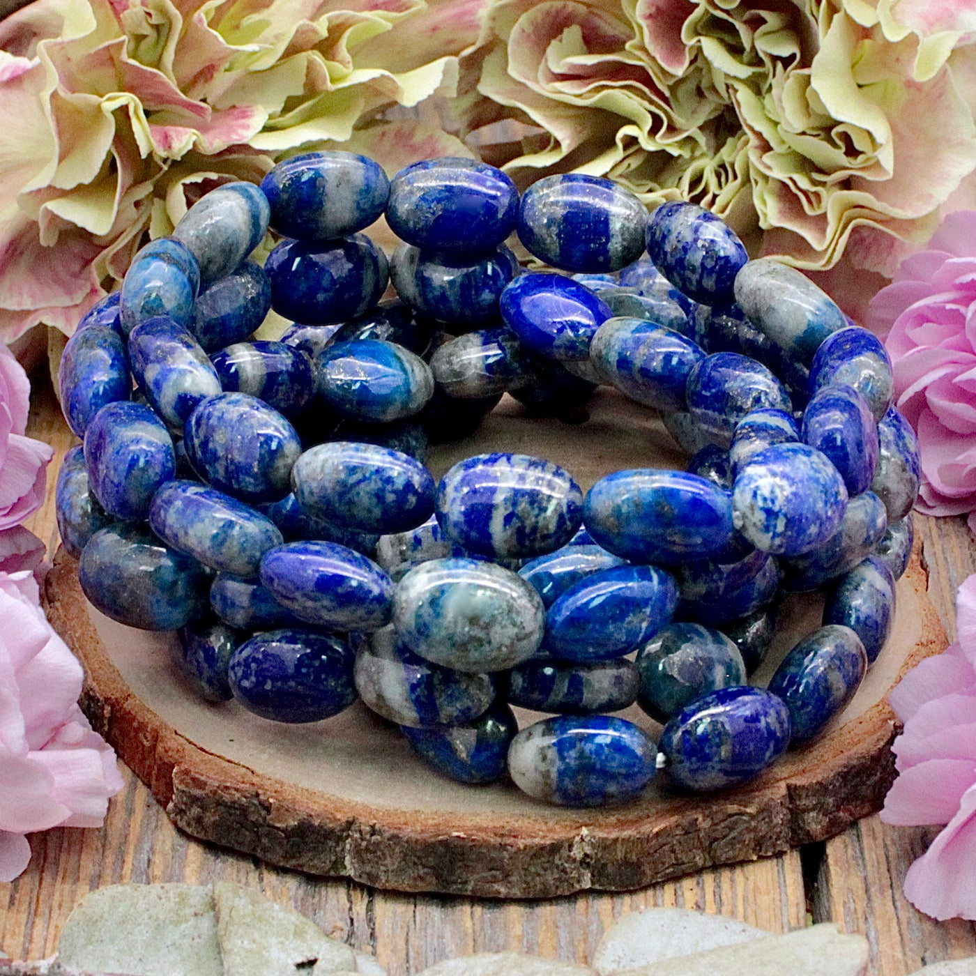 Lapis Lazuli Oval Bracelet – RockMama.com