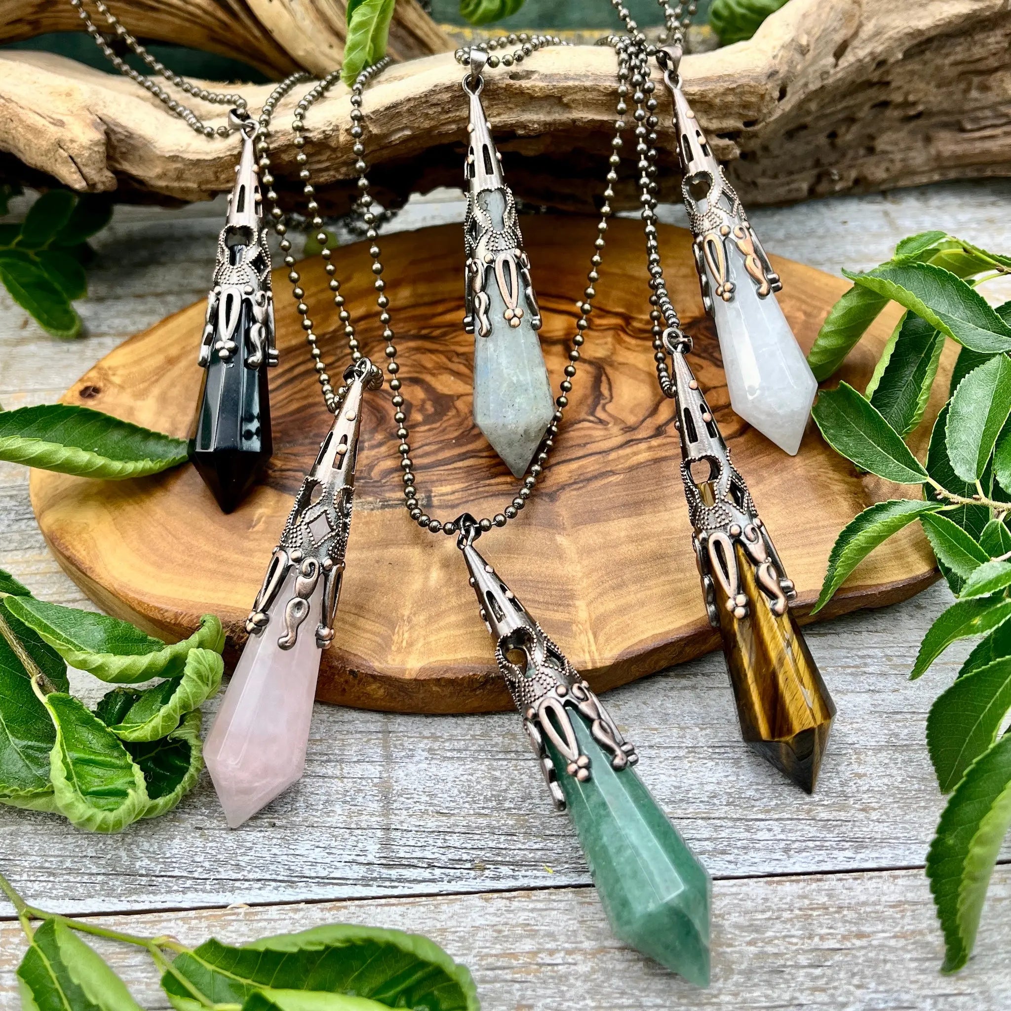 ネックレス・ペンダント LAZY DAWN crystal drop necklace Long_Crystal_Drop_Necklace_col