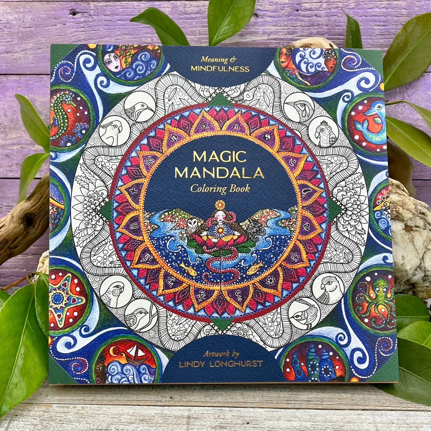 Magic Mandala Coloring Book: Meaning & Mindfulness