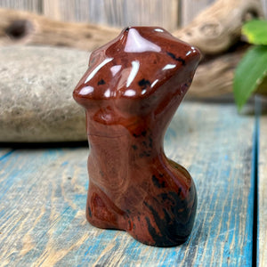 Mahogany Obsidian female body sculpture 