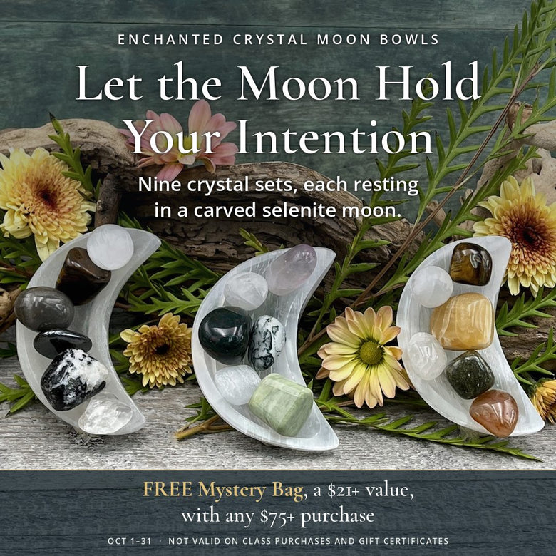 Crystal moon bowls gift with purchase