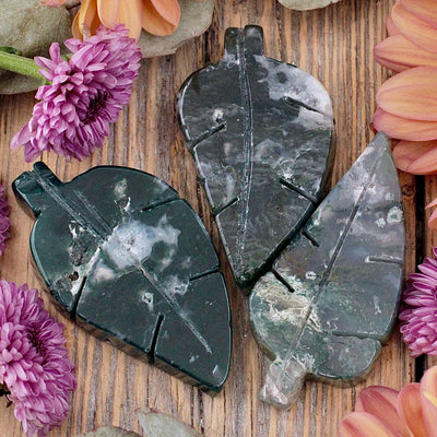 Moss Agate Leaf