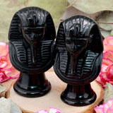 Obsidian King Tut Bust