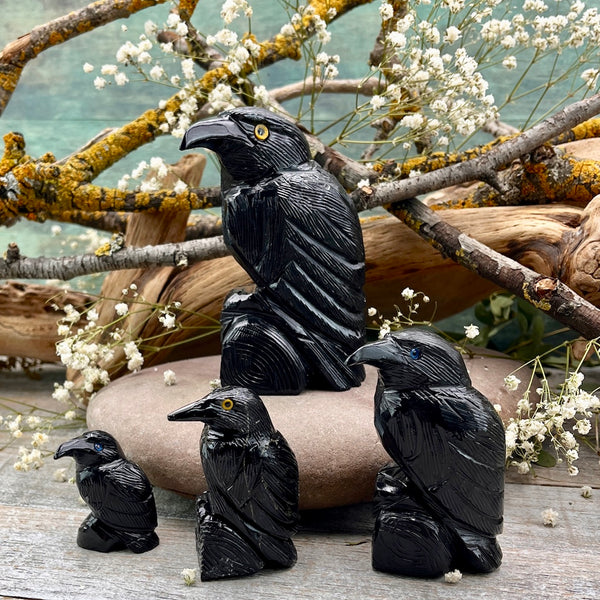 Onyx Crow Carving – Yankee Ingenuity
