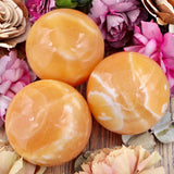 Orange Calcite Sphere