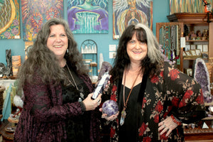 Rock Mama Owners standing in their shop in Sacramento
