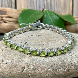 Peridot bracelet