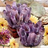 Purple Spirit Quartz Crown Cluster