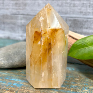 Golden Healer Quartz tower