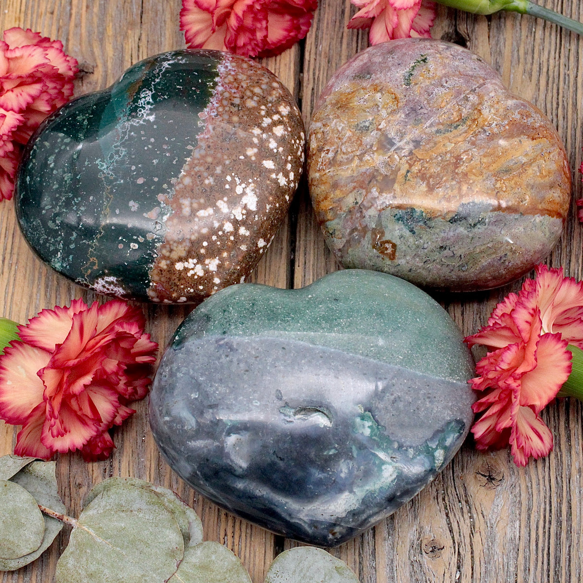Ocean Jasper Heart
