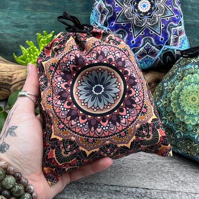 Crystal Mystery Bag in hand