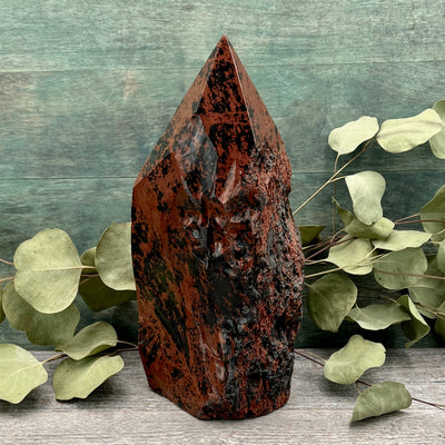 Large Mahogany Obsidian Power Point