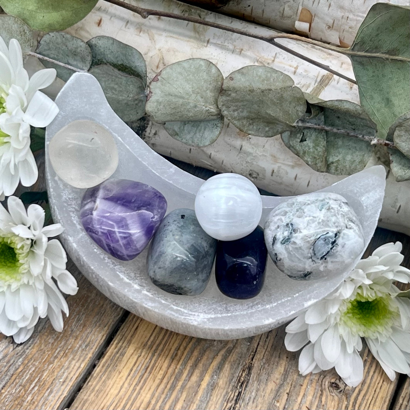 Spirit & Awakening Crystal Moon Bowl Set
