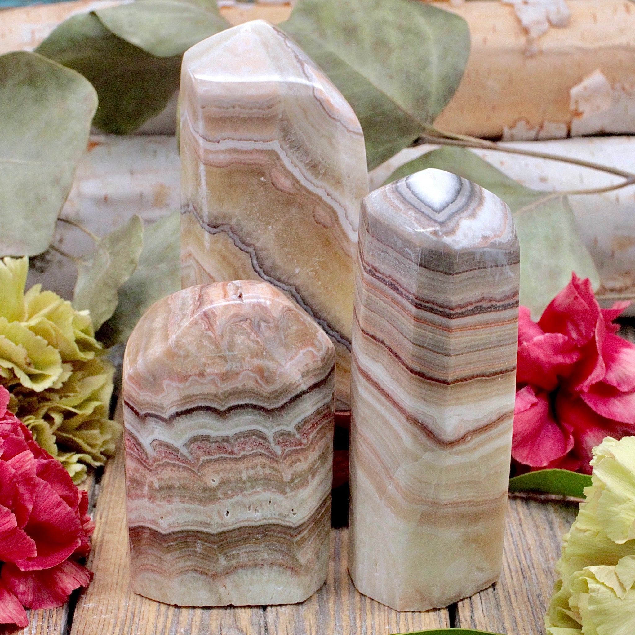 Banded Calcite Rocks Banded Calcite Freeform – RockMama.com