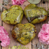 Green Opal Heart