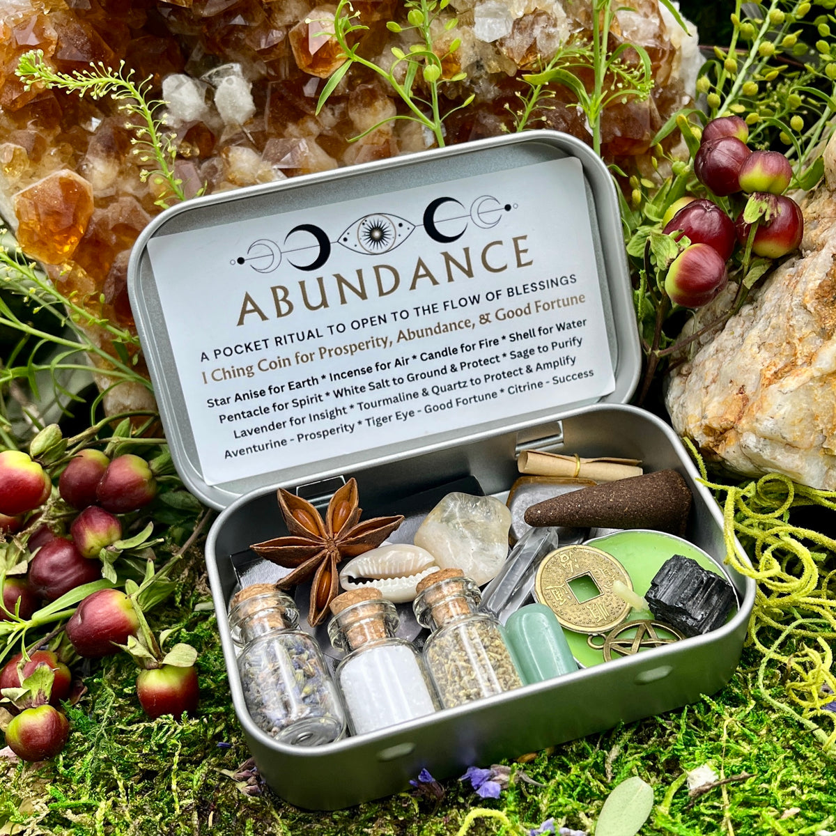 Abundance & Prosperity Spell Tin