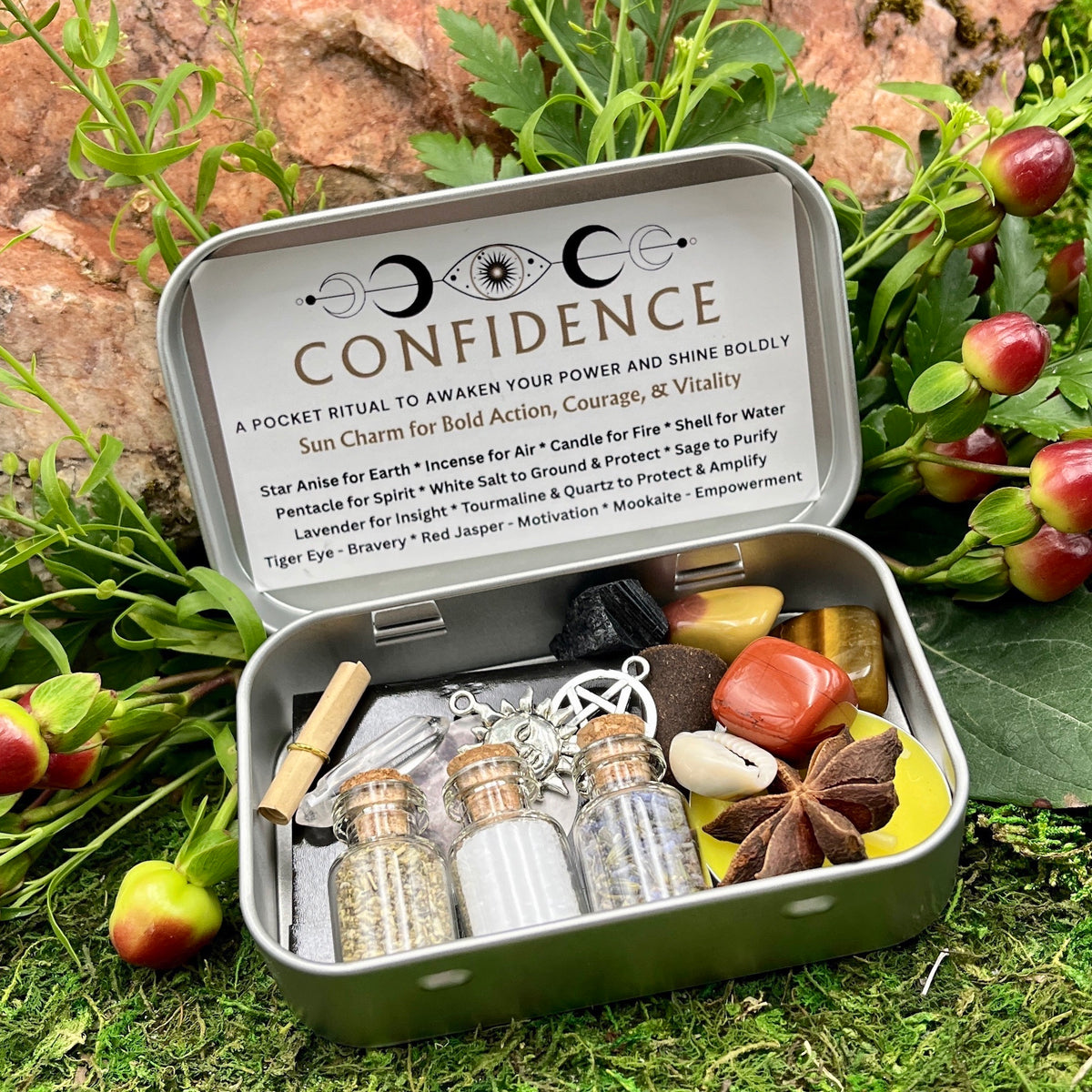 Confidence & Courage Spell Tin