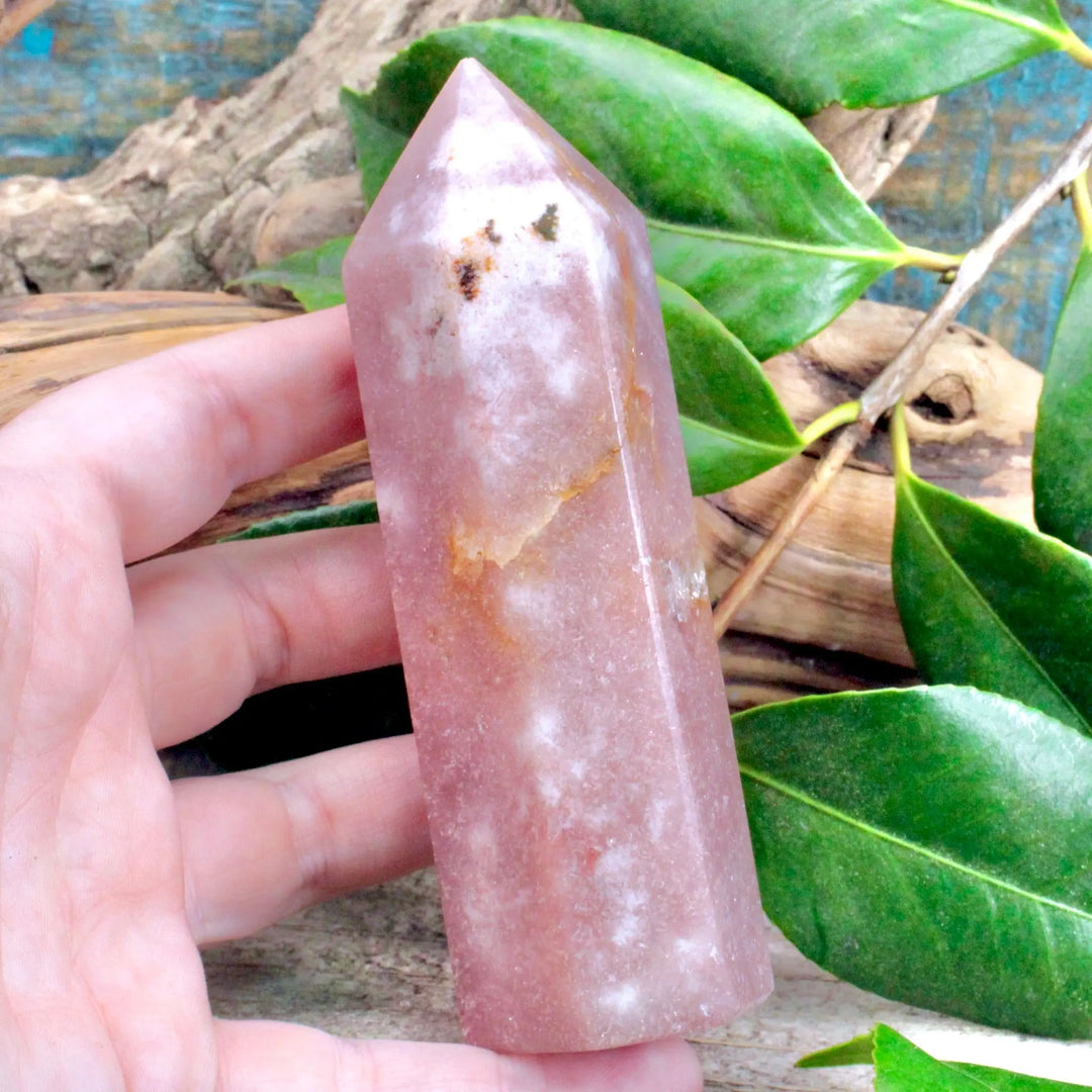 ꧁ピンクアメジストタワー143mm꧂ ハイクオリティ】ピンクアメジスト タワー31◇ Pink Amethyst ◇天然石