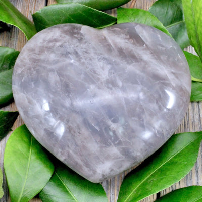 Blue Rose Quartz Heart