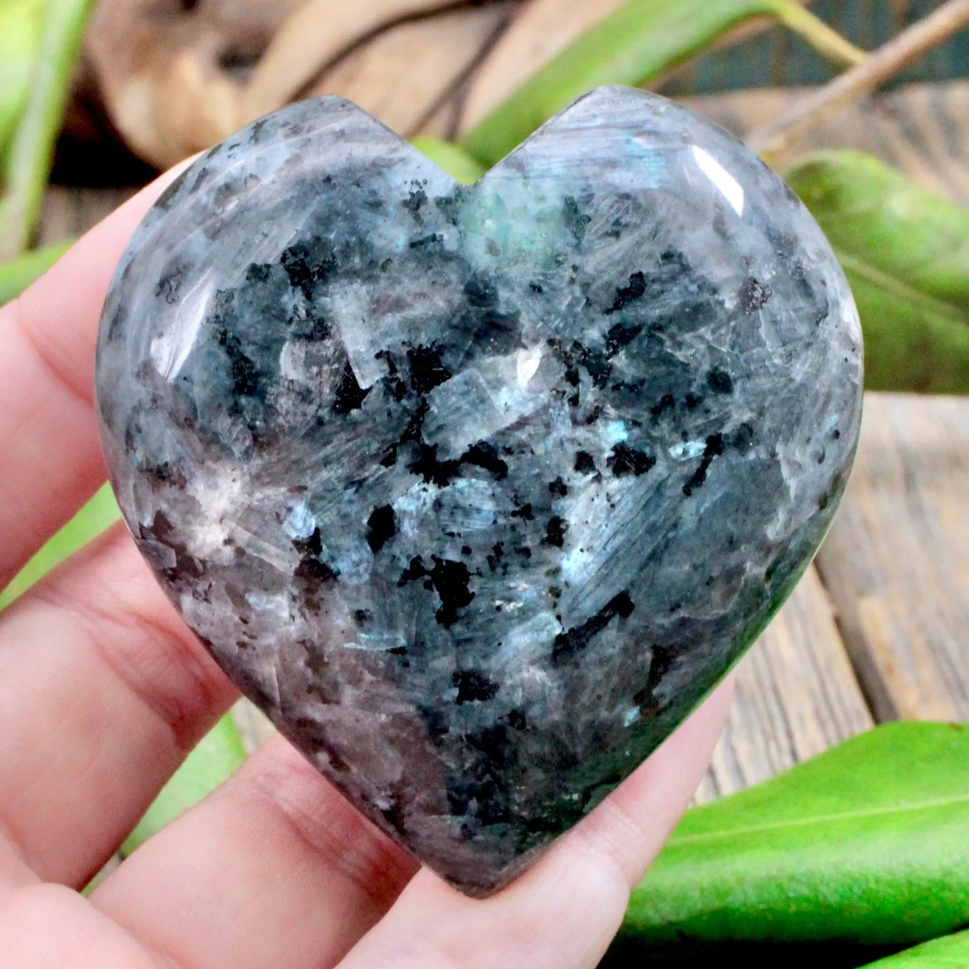 Larvikite Heart