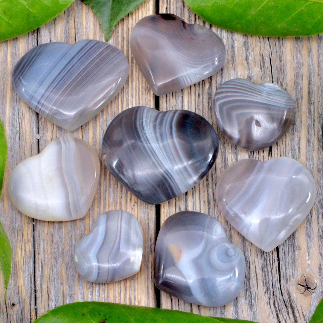 Agate Heart - Small – RockMama.com Agate Heart - Small – RockMama.com