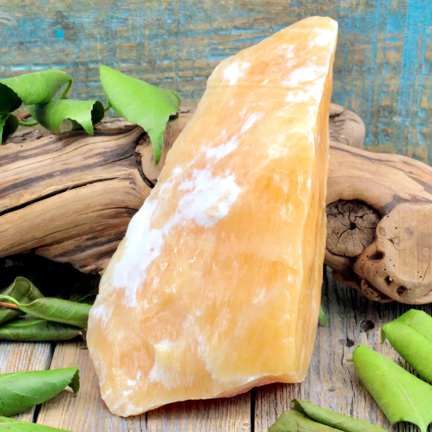 Orange Calcite Rough Chunk