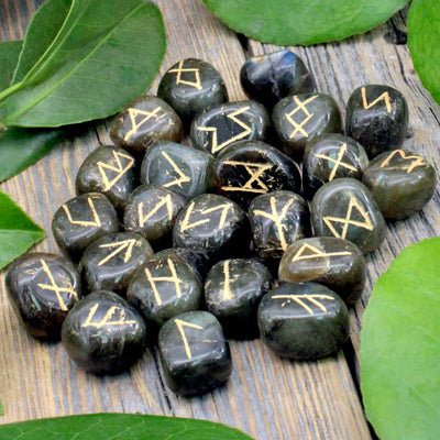 Labradorite Rune Stones