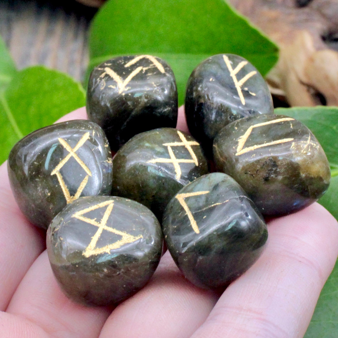 Labradorite Rune Stones