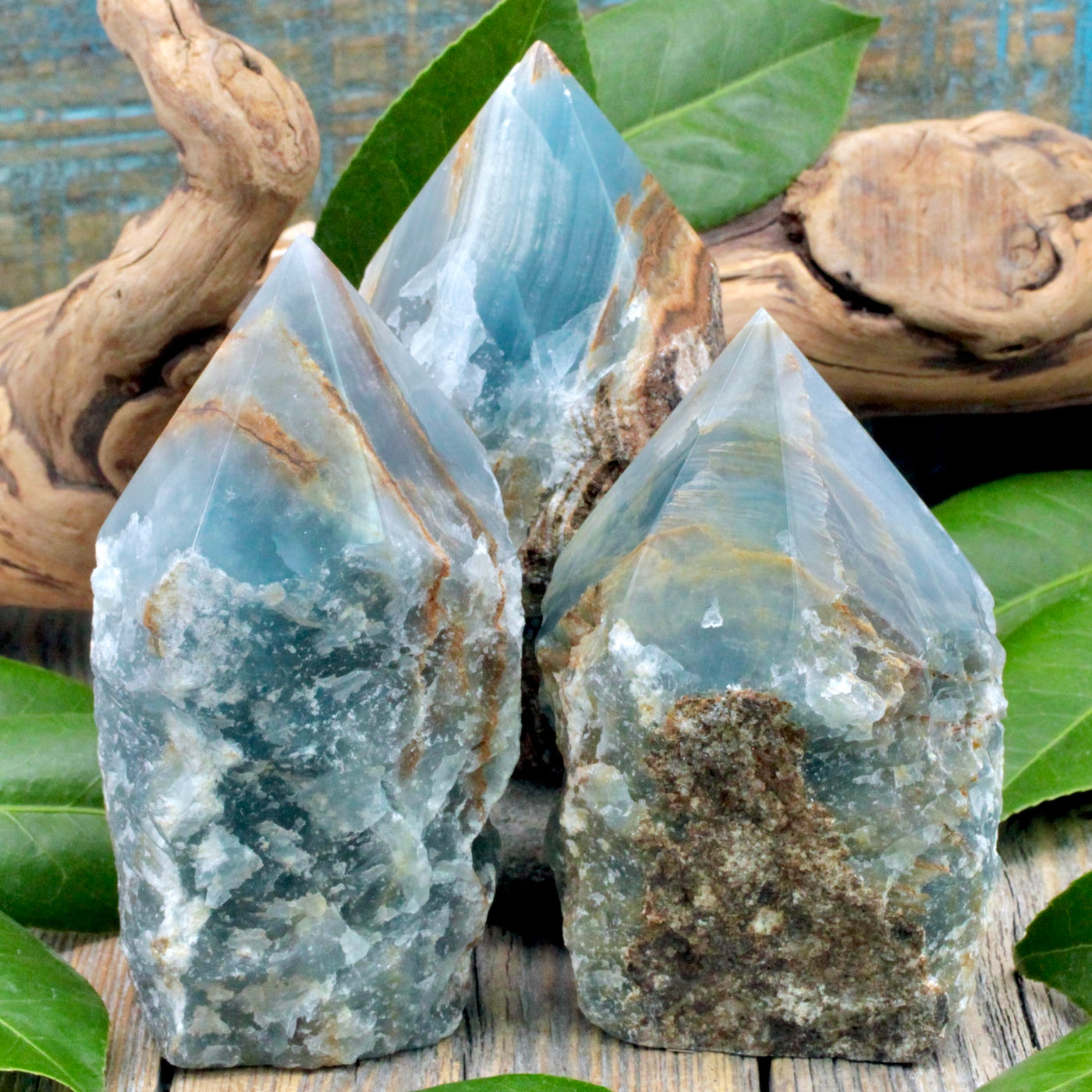Banded Calcite Rocks Blue Banded Calcite Power Point – RockMama.com