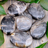 Feather Agate Palm Stone