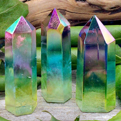 Titanium Rainbow Quartz Tower A