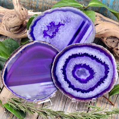 Dyed Agate Slice