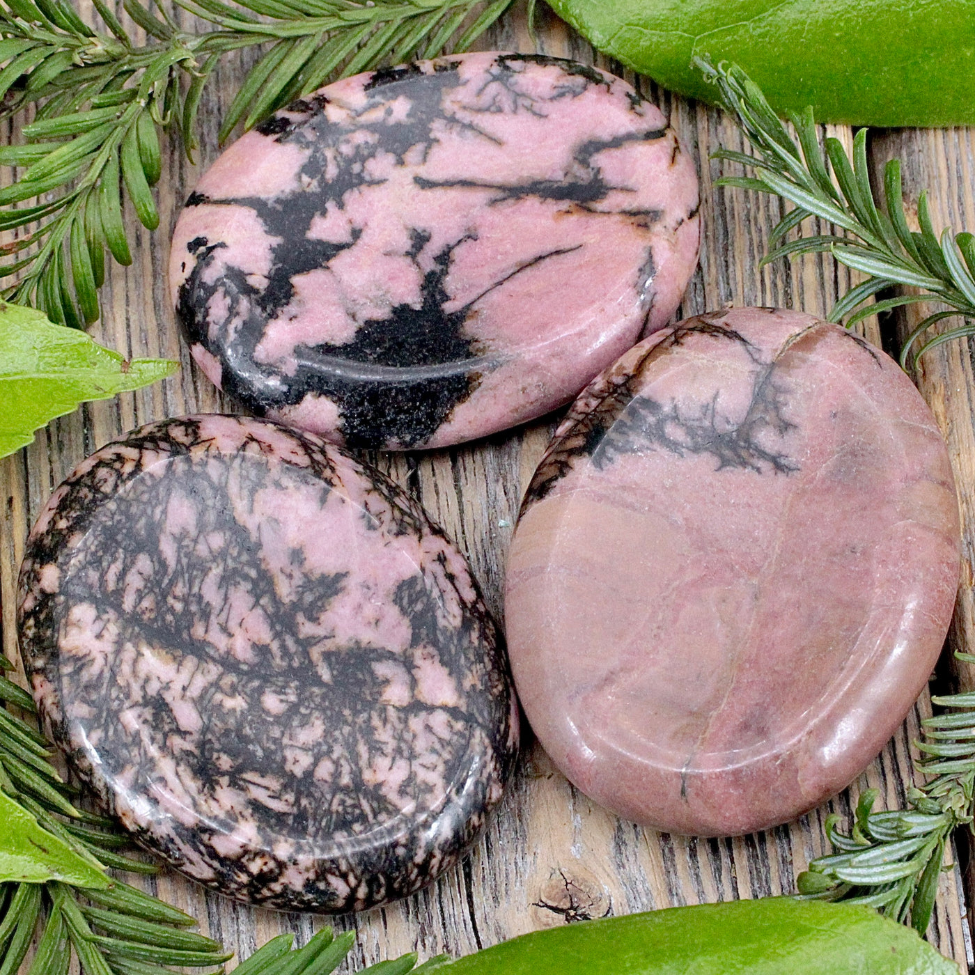 Rhodonite Worry Stone