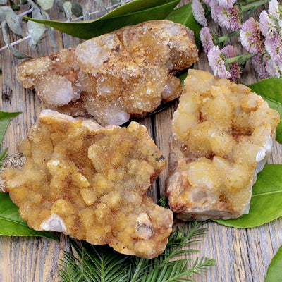 Golden Healer Spirit Quartz