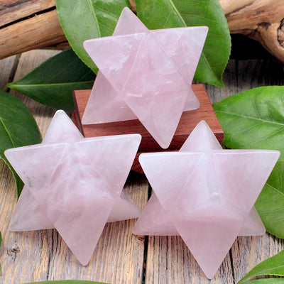 Rose Quartz Merkaba