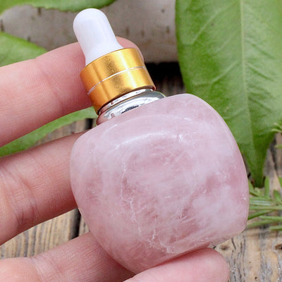 Rose Quartz Perfume Bottle