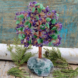 Gemstone Tree on Fluorite Base