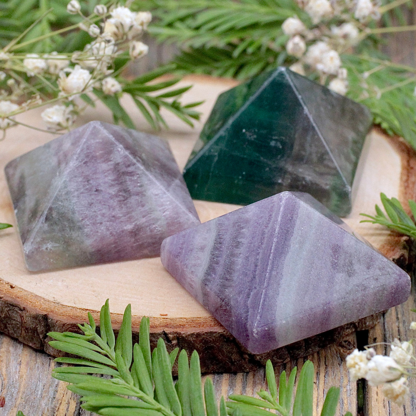 Fluorite Pyramid