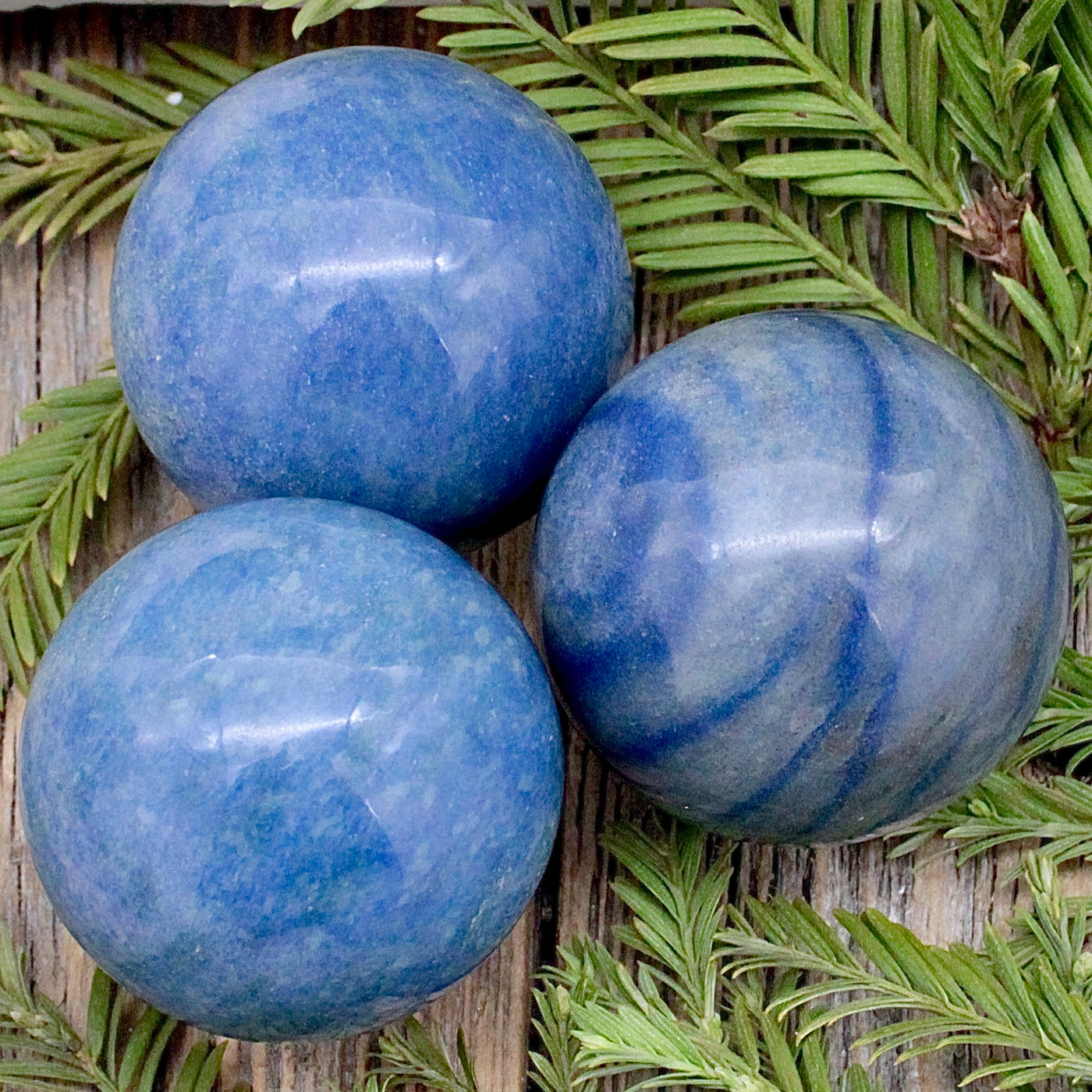 Blue Quartz Sphere