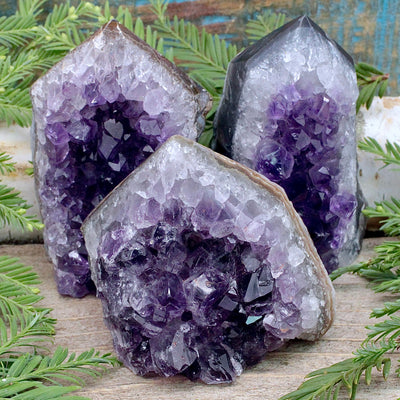 Amethyst Druzy Top Polish Point C