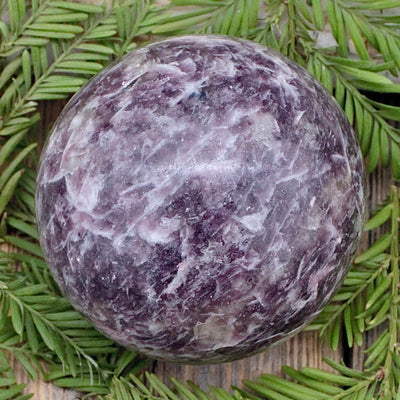 Lepidolite Sphere