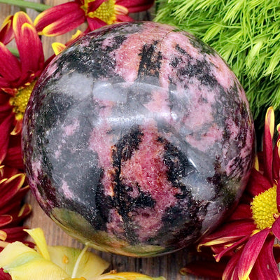 Rhodonite Sphere