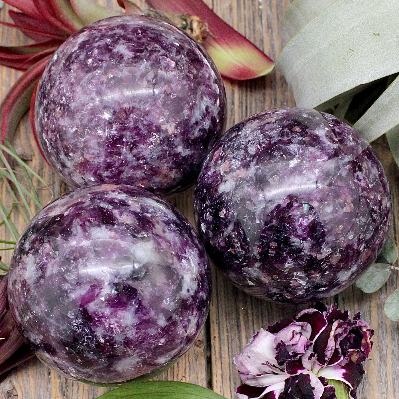 Lepidolite Sphere C