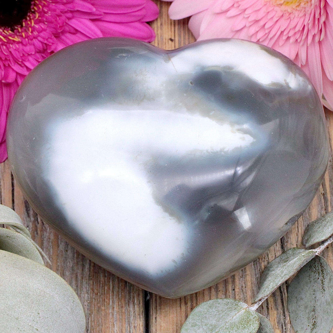 Orca Agate Heart C