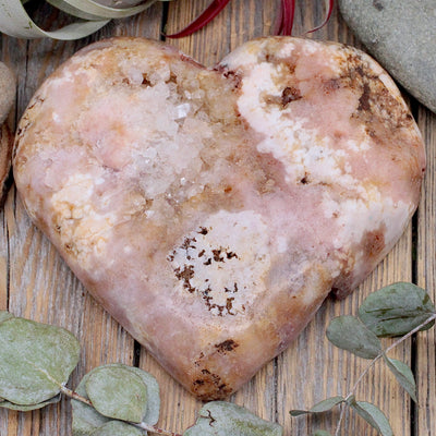 Pink Amethyst Heart