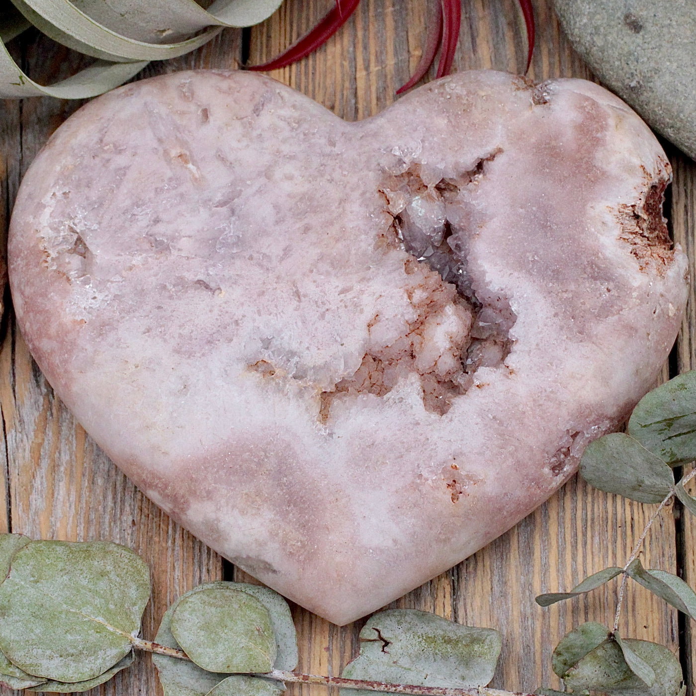 Pink Amethyst Heart